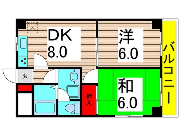 江藤マンションの物件間取画像